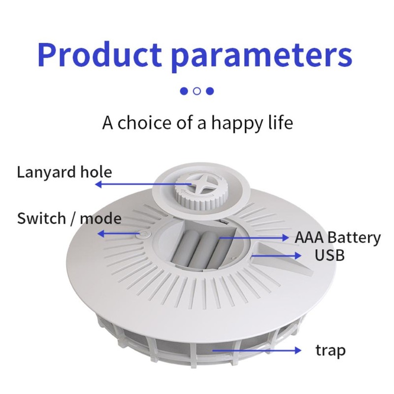 Flea Capture Trap Light Bulbs with 5 Sticky Pads Flea