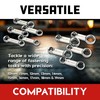 Powerbuilt 3/8" Drive 10 Piece Metric Box End Torque Adapter