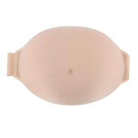 Fockety Fake Pregnant Belly, Lightweight Memory Foam Filling, Soft, Breathable, Adjustable Waist Belt, Artificial Baby Belly, False Pregnancy Belly for