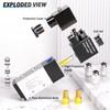 TAILONZ PNEUMATIC 1/4"NPT Solenoid Valve 4V210-08 AC110V Single Coil Pilot-Operated