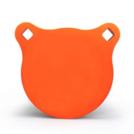 Highwild AR500 Steel Target 4" x 3/8" Gong Shooting Metal Target - Neon Orange