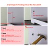 Shoes Cabinet Hinges, Double Layer Shoes Drawer Cabinet Hinges Turing
