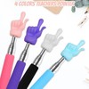 4Pcs Telescopic Teachers Pointer, Mini Extendable Hand Pointer Finger Pointer