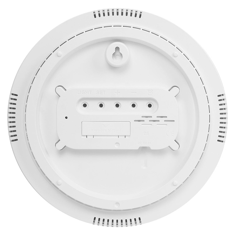 JoFomp LED Digital Wall Clock Large Display, 10" Digital Alarm