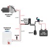 DYSO 12V Electric Windshield Wiper Motor & Side Mirrors For