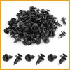 Partuto 100 Pcs 8mm Plastic Rivets Retainer Bumper Clips for