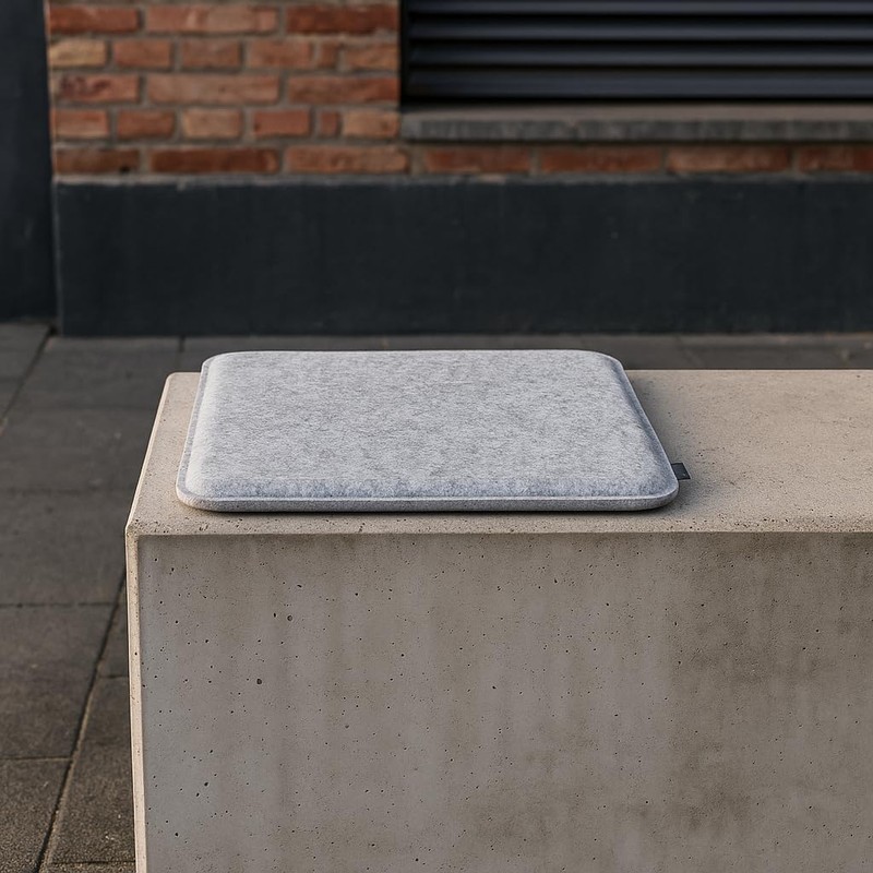 Feltd. Eco Felt Cushion 38 x 38 cm Rectangular with