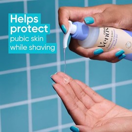Limpiador suavizante Venus + Gel de afeitado para mujeres, fórmula 2 en 1, 6.4 fl oz