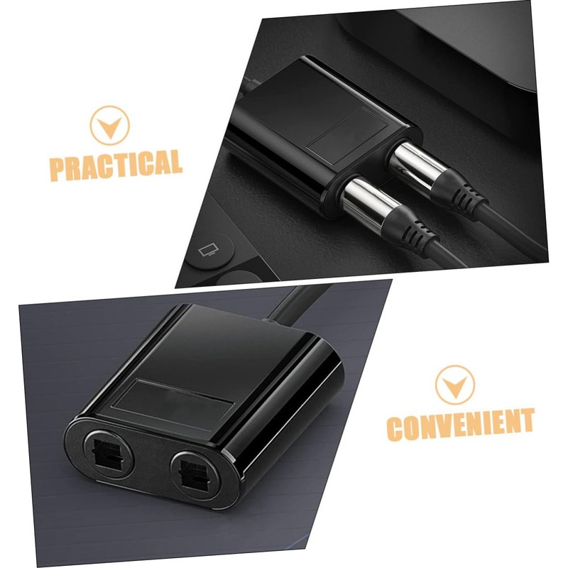 LALAFINA Optical Audio Splitter Durable Fiber Optical Splitter for Easy