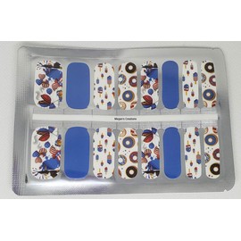 Patriotic 4th of July Design #3 Nail Polish Wraps - Nail Polish Strips