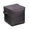 QILLOWAY Inflatable Outdoor Ottoman for Patio, Water Resistant Pouf Cube
