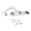 Chrome Plated Metal 3 Way Switch Prewired Control Plate for