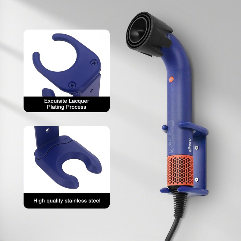 Boweike Wall Mount Organizer Compatible with Dyson Supersonic r™ Hair