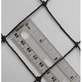 Jones Sports Foul Ball Netting Heavy Knotted 1" or 2" Mesh (25' X 25', 2" Mesh)
