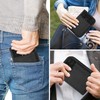 Damero Pocket Notebook Cover Zipper Case for 9cmx14cm/B7 Notebook with