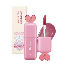COLORGRAM Juicy Blur Tint 04 Cushiony Peach | Daily Semi-Matte, Semi-Glossy, Long-Lasting Lip Stain, Moisturizing, Buildable & Blendable, highly Pigmented (0.12 Fl. Oz.)