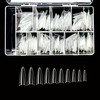 VIVACE Clear Stiletto 500 Acrylic False Fake Gel Nail Tips