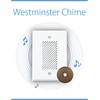 Single-Gang Electronic Door Chime Kit with Architectural Bronze Stucco Button