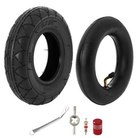 KAMIER 200X50 (8" X 2") Tires and Inner Tube for Razor Crazy Cart XL DLX Shift Go Cart Kart Dune Buggy eSpark E200 E200S E225 E100 Power Core Glow E125 E150 E175 Electric Scooter PowerRider 360 Parts