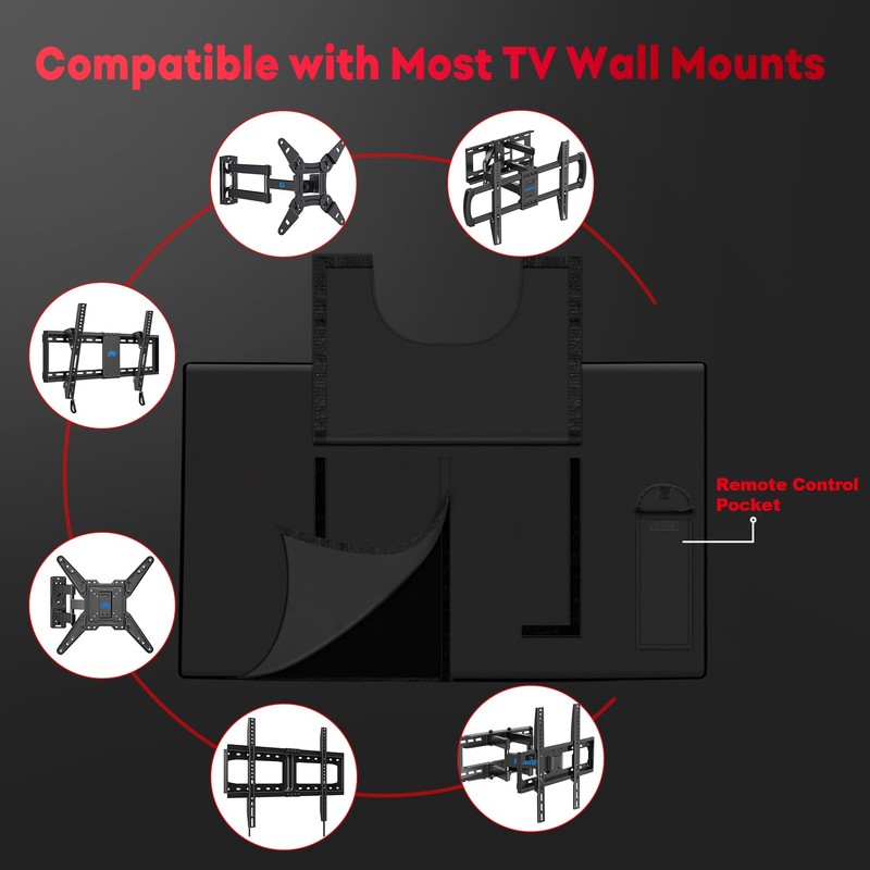 Zettum Outdoor TV Cover 32 Inch – 600D Waterproof Weatherproof