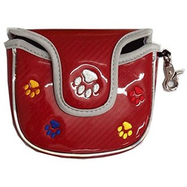 Paws Mallet Smile Agent Magnetic Golf Putter Cover (Red)
