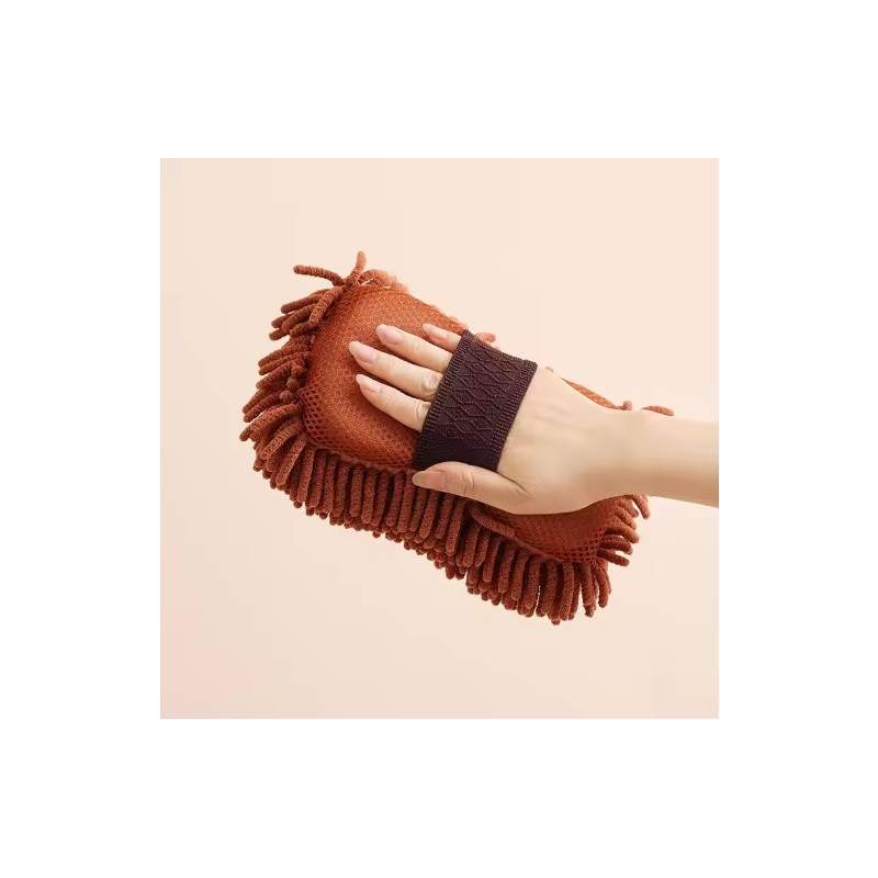 Microfiber Car Wash Mitt for Vehicle Cleaning – Soft Chenille