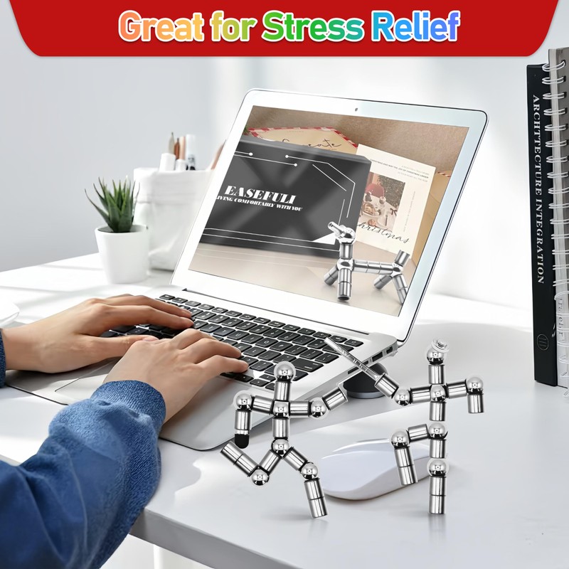 Felikray Fidget Pen Magnetic Pen Silver