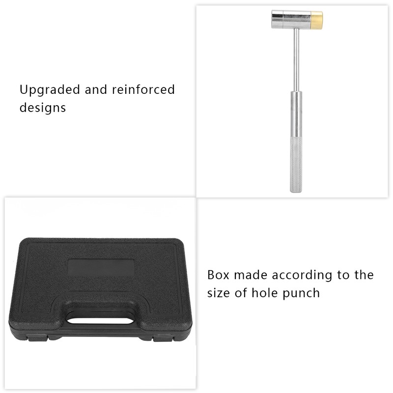 17Pcs Punch Set Mechanical Installation Round Punches Maintenance Tool Kit