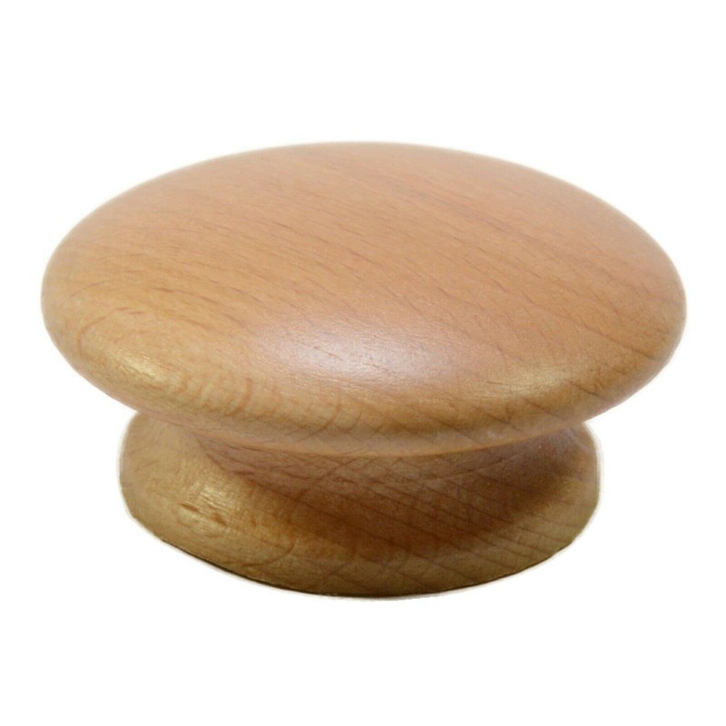 Prefinished 1 3/4" Hardwood Maple Knobs Threaded with 1 3/8"