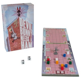 Greater Than Games Devil Bunny Needs A Ham - Greater Than Games, Adventurous Race to The Top of The Skyscraper Board Game, Ages 14+