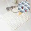 Shower Mat, Non-Slip Square Bath Mat, 48 x 48 cm,