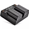BM Premium Battery (2-Pack) and Dual Charger for Canon LP-E6P,