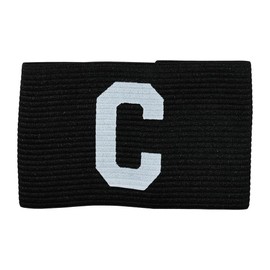 Precision Unisex' s Big C CaPTains Armband, Black-white, Senior, K-REY-TR40B