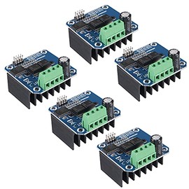 5PCS BTS7960 DC Stepper Motor Driver Module 43A Current Limit Control Module H-Bridge PWM Smart Car Board Compatible with Raspberry Pi Smart Car