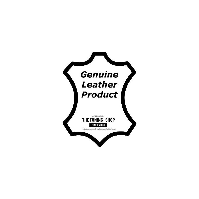 The Tuning Shop Gear Gaiter Suede Red Stitching compatible with