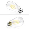 Ascher LED Edison Bulbs 6W, Equivalent 60W, High Brightness Cool