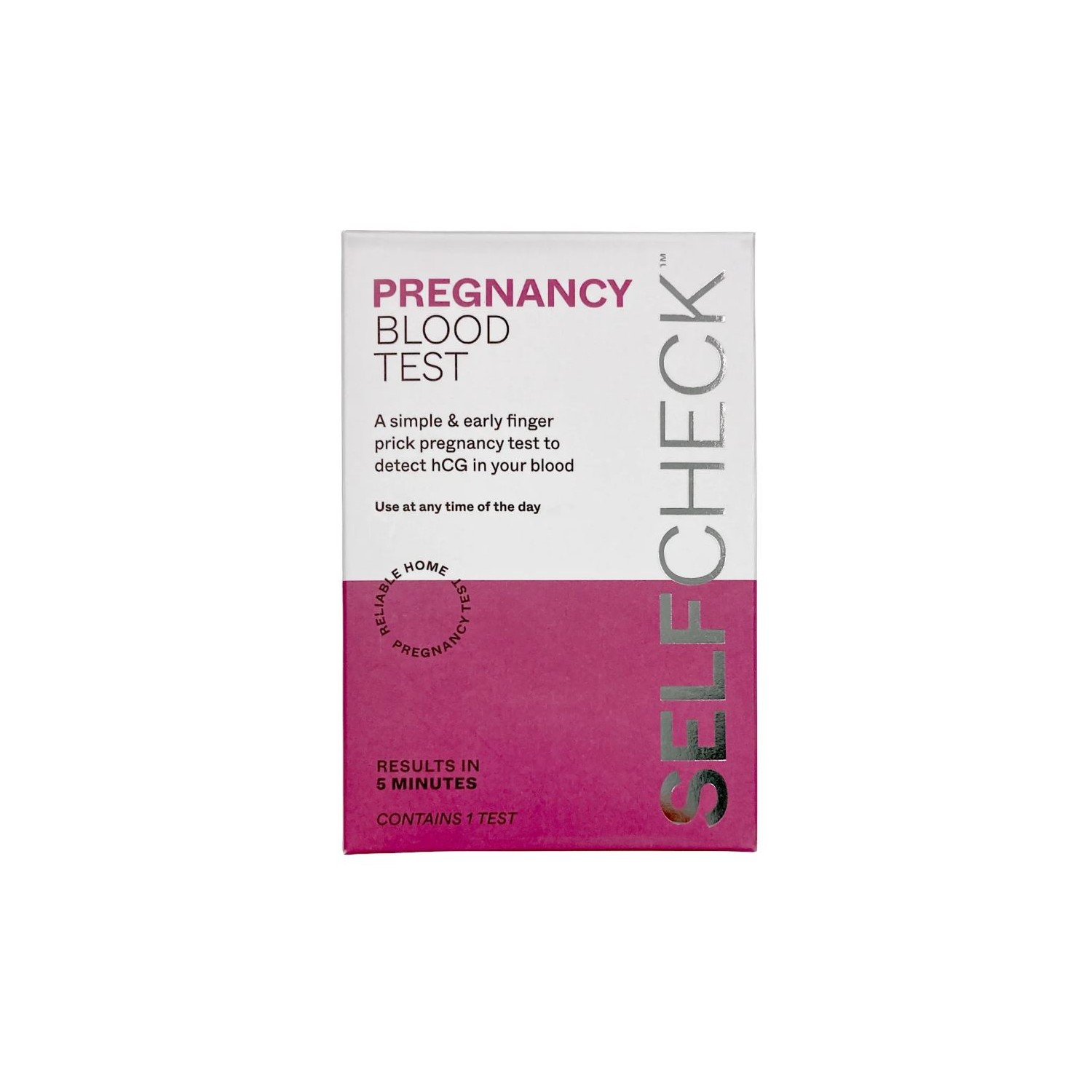 SELFCheck Pregnancy Blood Test