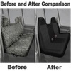 runfider Thickened Oxford Cloth Front Solid Bench Seat Covers with