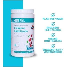 Colágeno Hidrolizado Polvo 600mg Arándano Ácido Hialuronico Arándano/ Té Verde