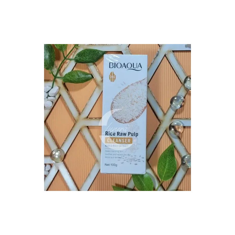 Limpiador Facial Con Extracto De Arroz Bioaqua Cleanser 100g