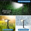 WENATY Solar Spot Lights Outdoor Waterproof IP65, 6 Pack Landscape
