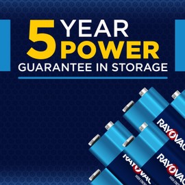 Rayovac High Energy 9V Batteries (4 Pack), Alkaline 9 Volt Batteries