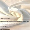 2 Pcs Organic Cotton Flannel for Castor Oil Pack Wrap,