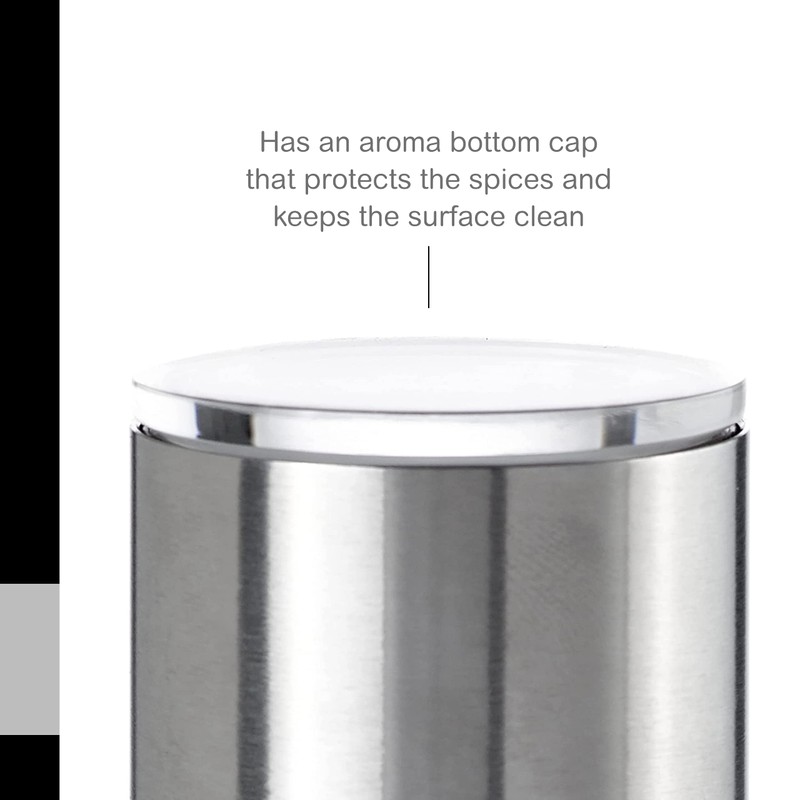 AdHoc Duomill Pure Salt and Pepper Combo Mill - Stainless