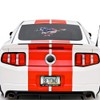 iPick Image Made for Ford Mustang USA Flag Perforated Unobstructed