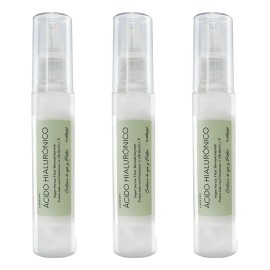 Serum Ácido Hialurónico 60ml Florigan Vitamina E Pack 3 Piel Delicada