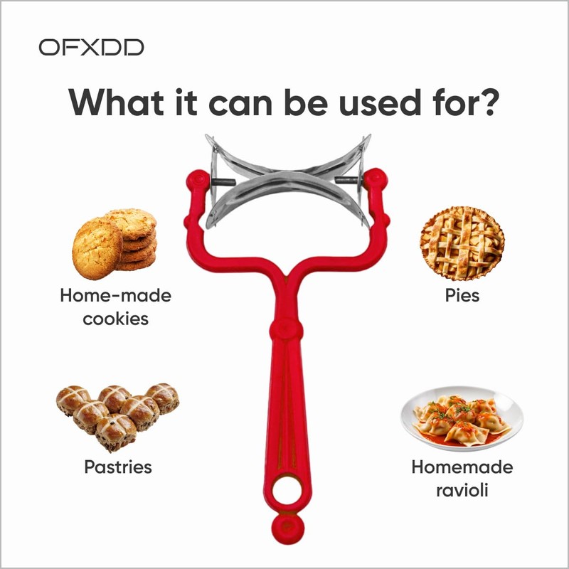 Round Dough Cutter Roller - Pack of 2 - Rolling