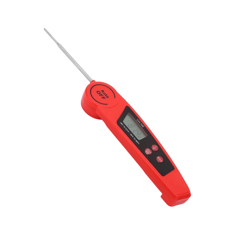 Digital Meat Thermometer 180° Foldable Probe 5S Measurement IP66 Waterproof