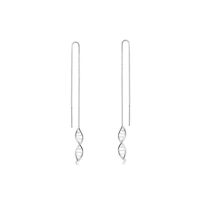 MATERIA by Matthias Wagner SO-27 Women's Earrings 925 Silver Spiral