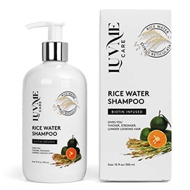 Luv Me Care Rice Water Hair Growth Shampoo With Biotin,Rice Water for Hair Growth- Hair Shampoo for Hair Growth for Thinning Hair and Hair Loss, All H